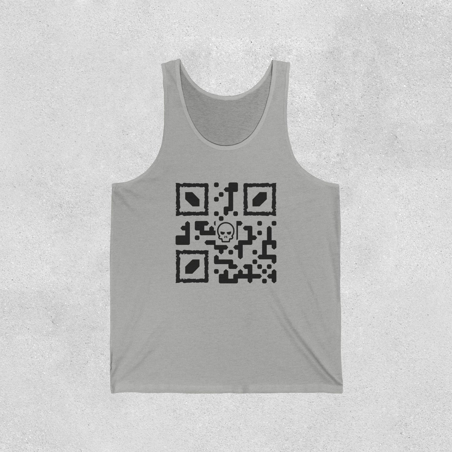 Cool QR Code Jersey Tank Top - IYKYK