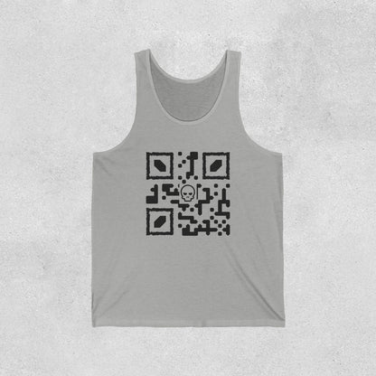 Cool QR Code Jersey Tank Top - IYKYK