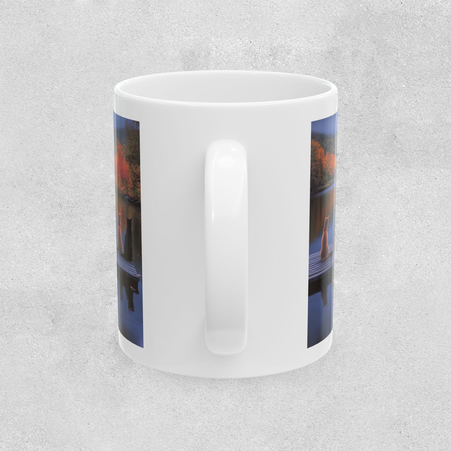 Peaceful Cat Lovers Ceramic Mug - 11oz & 15oz