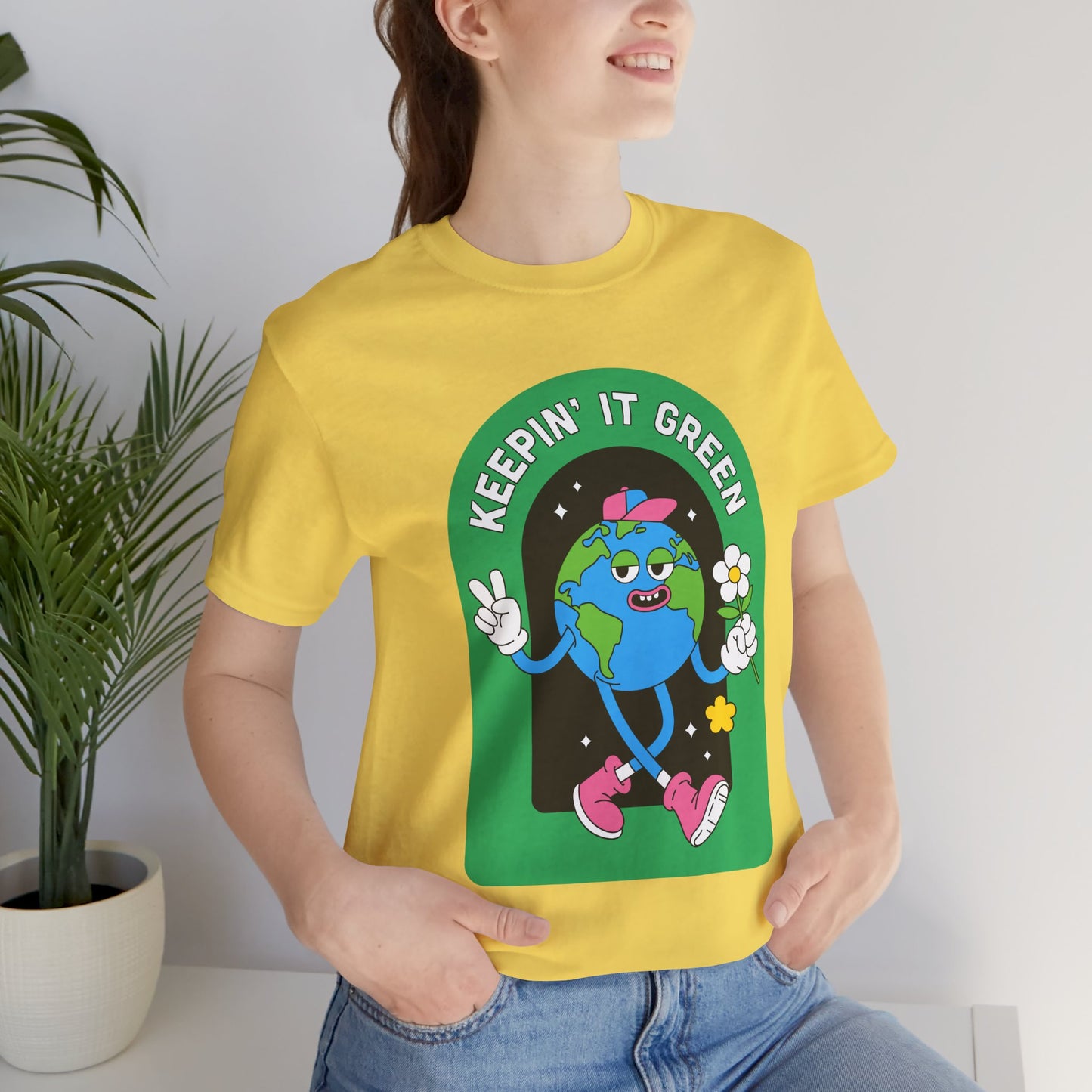 Keepin' It Green Unisex T-Shirt - Eco-Friendly Graphic Tee for Earth Lovers