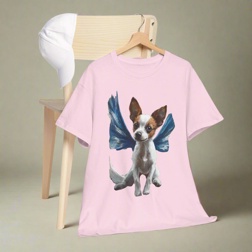Winged Dog Graphic Heavy Cotton Tee