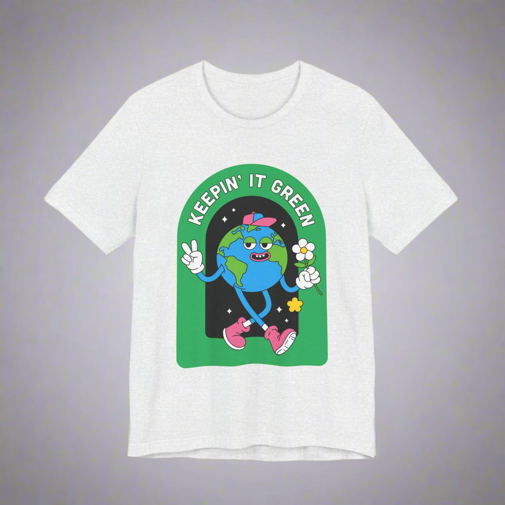 Keepin' It Green Unisex T-Shirt - Eco-Friendly Graphic Tee for Earth Lovers
