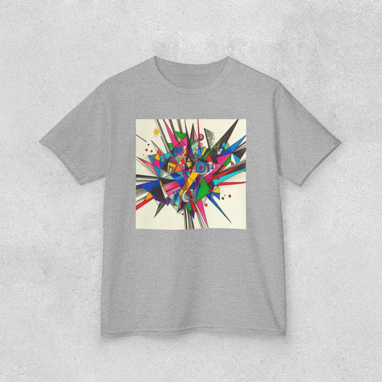 Colorful Geometric Kids Heavy Cotton™ Tee