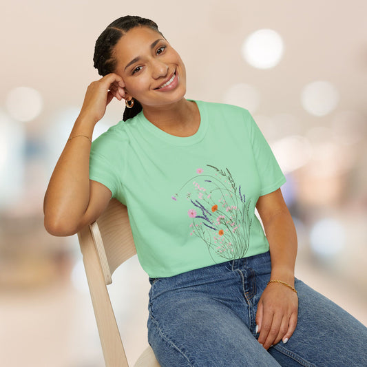 Wildflower Floral Women's Softstyle Tee