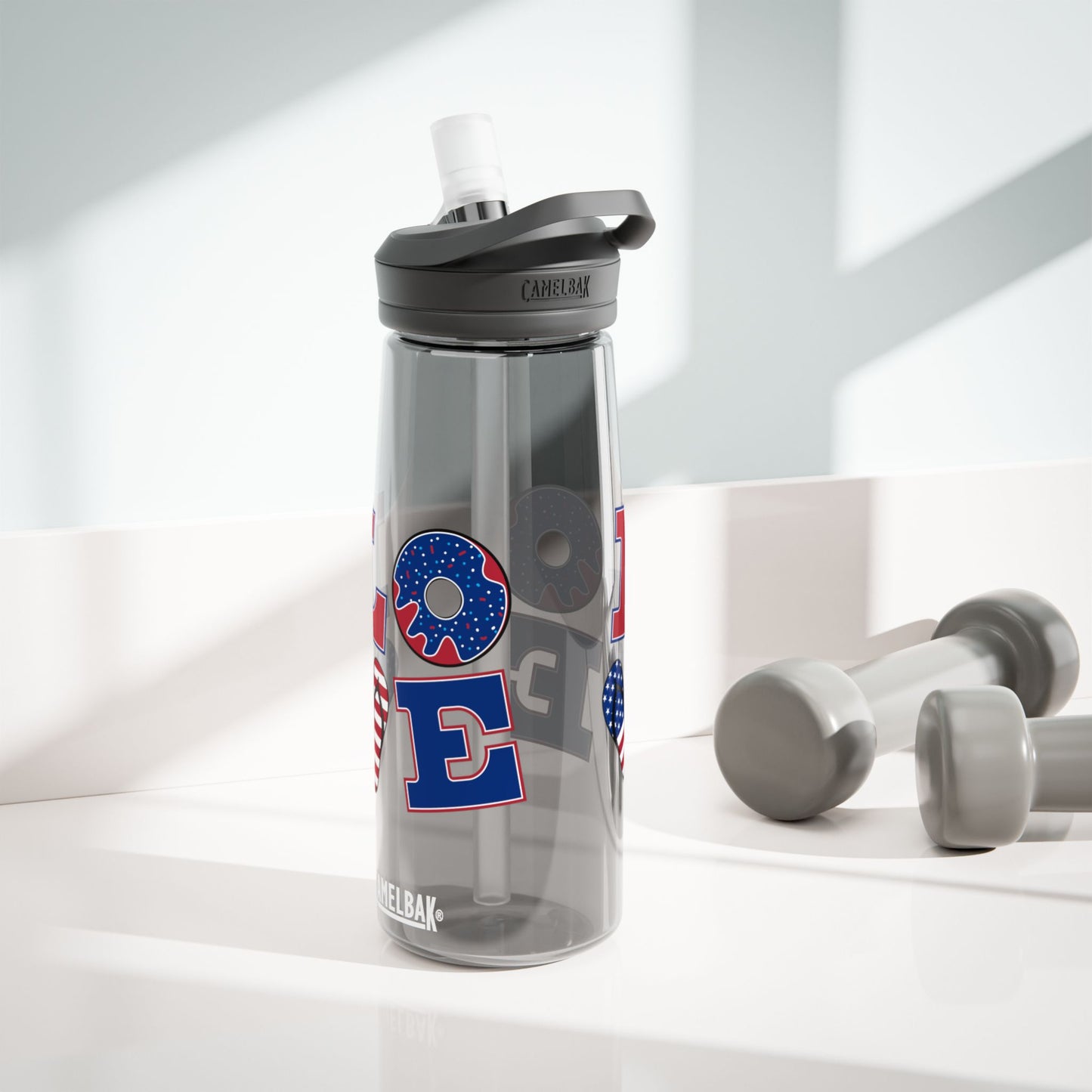 Patriotic Love Water Bottle - 20oz/25oz