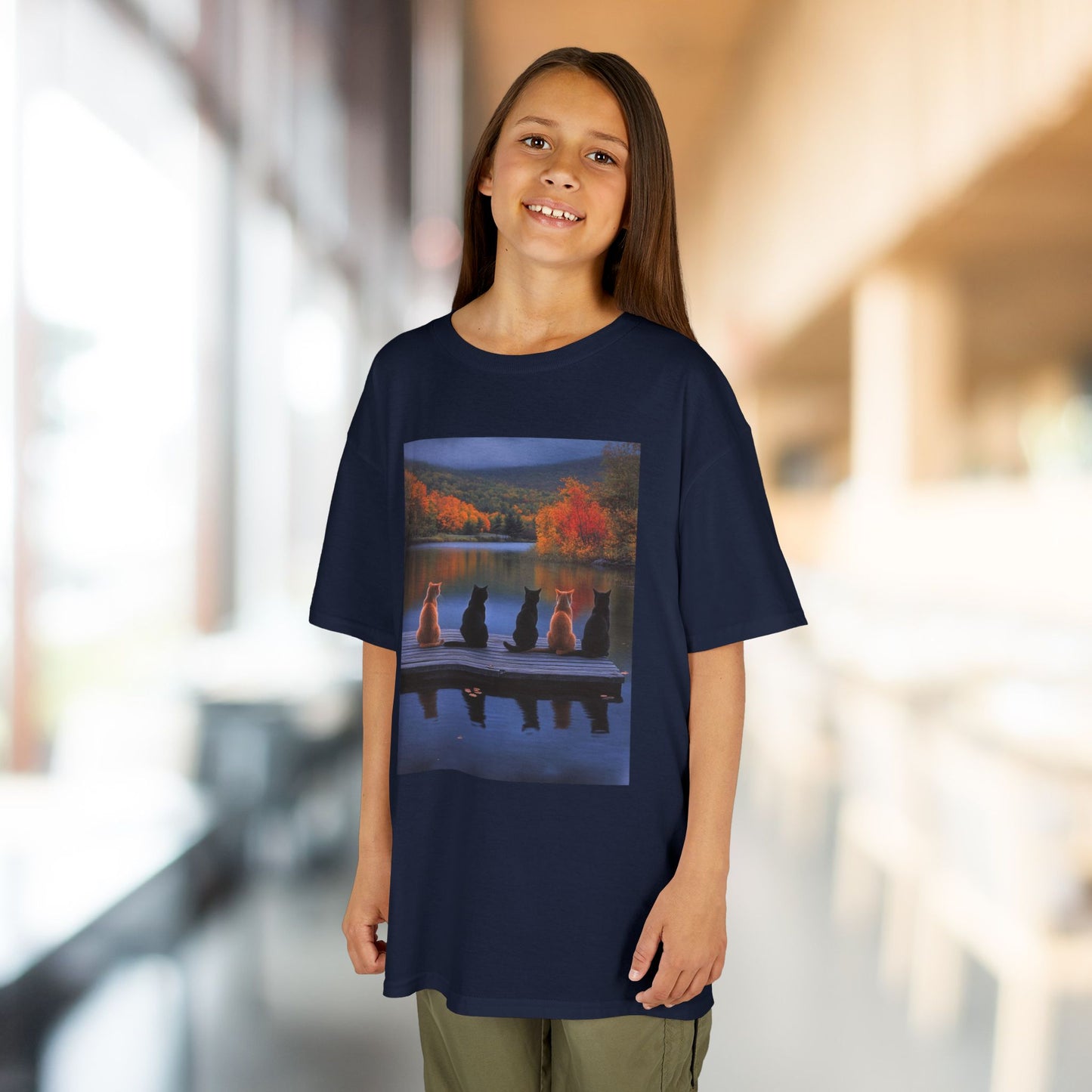 Cats on the Dock Kids Heavy Cotton Tee