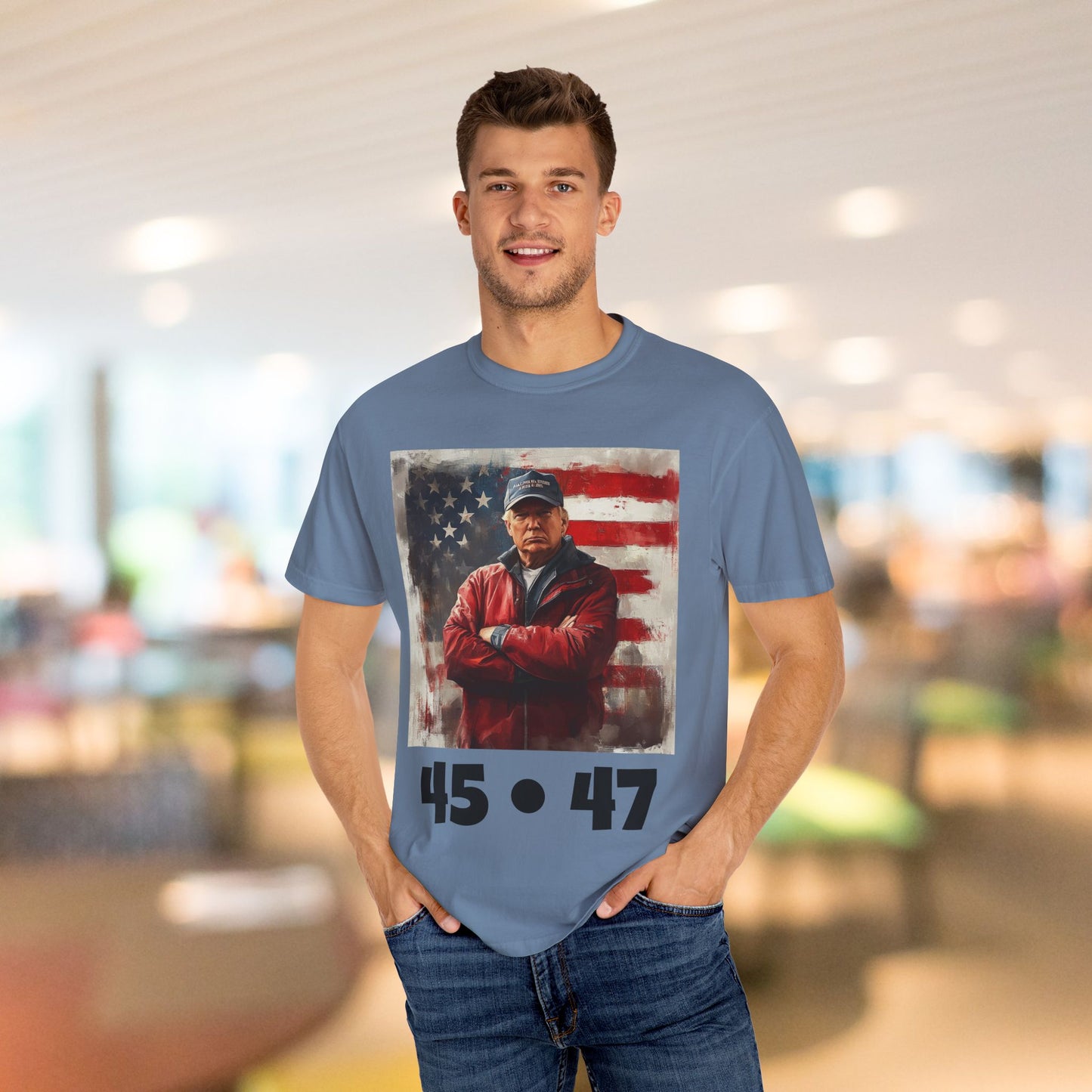 President Trump 45•47 Design T-Shirt