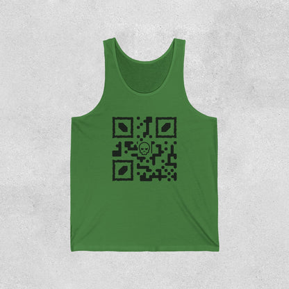 Cool QR Code Jersey Tank Top - IYKYK