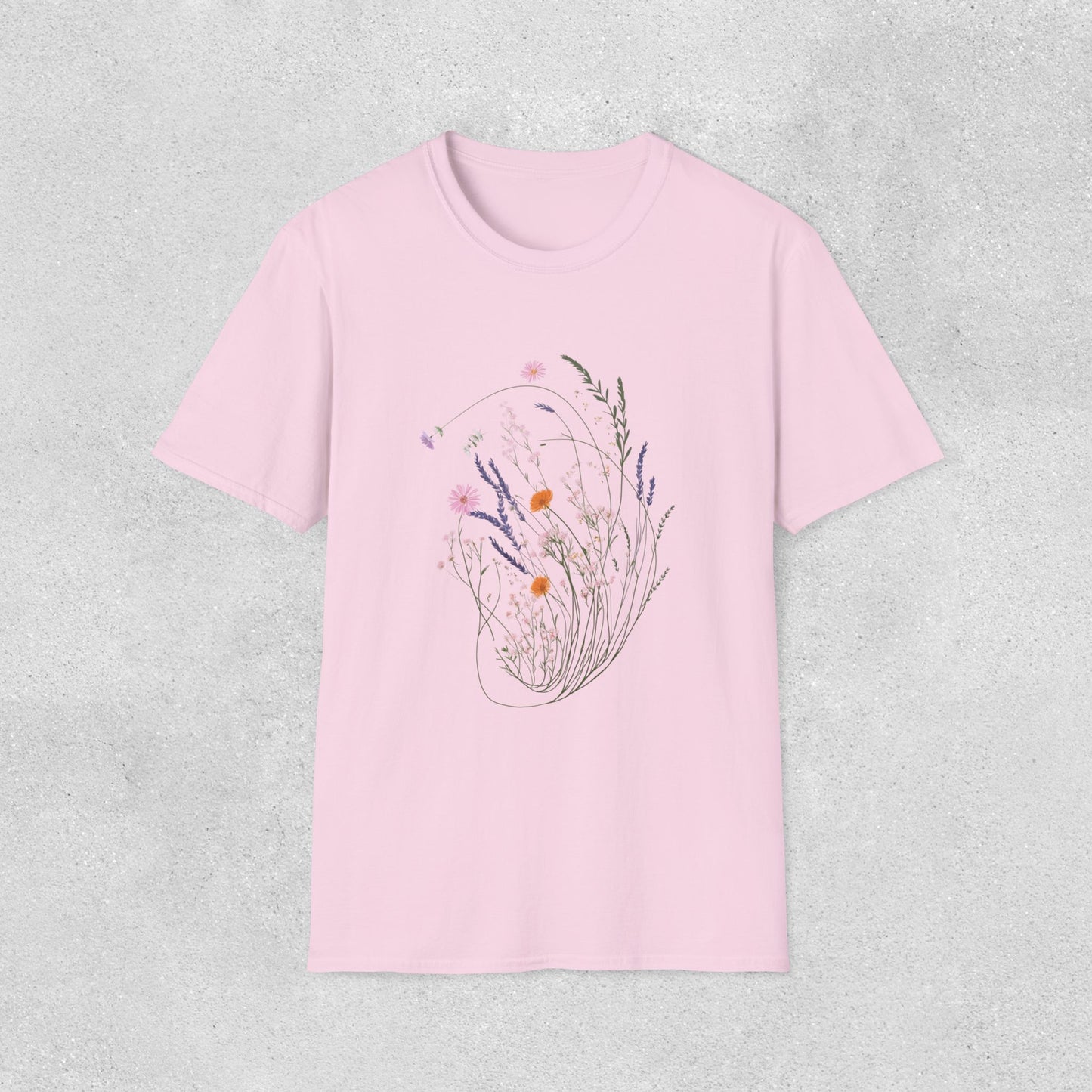 Wildflower Floral Women's Softstyle Tee