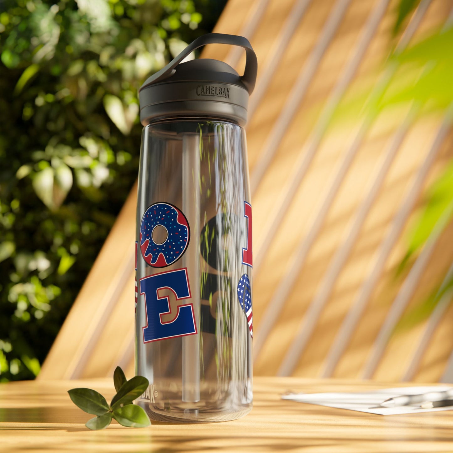 Patriotic Love Water Bottle - 20oz/25oz