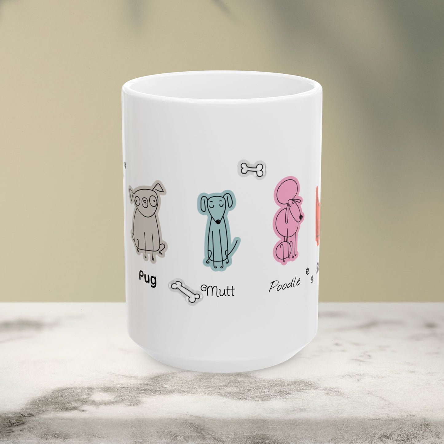 Pup Cup Ceramic Mug - 11oz & 15oz