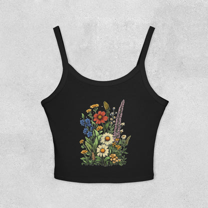 Wildflower Bouquet Strap Tank Top