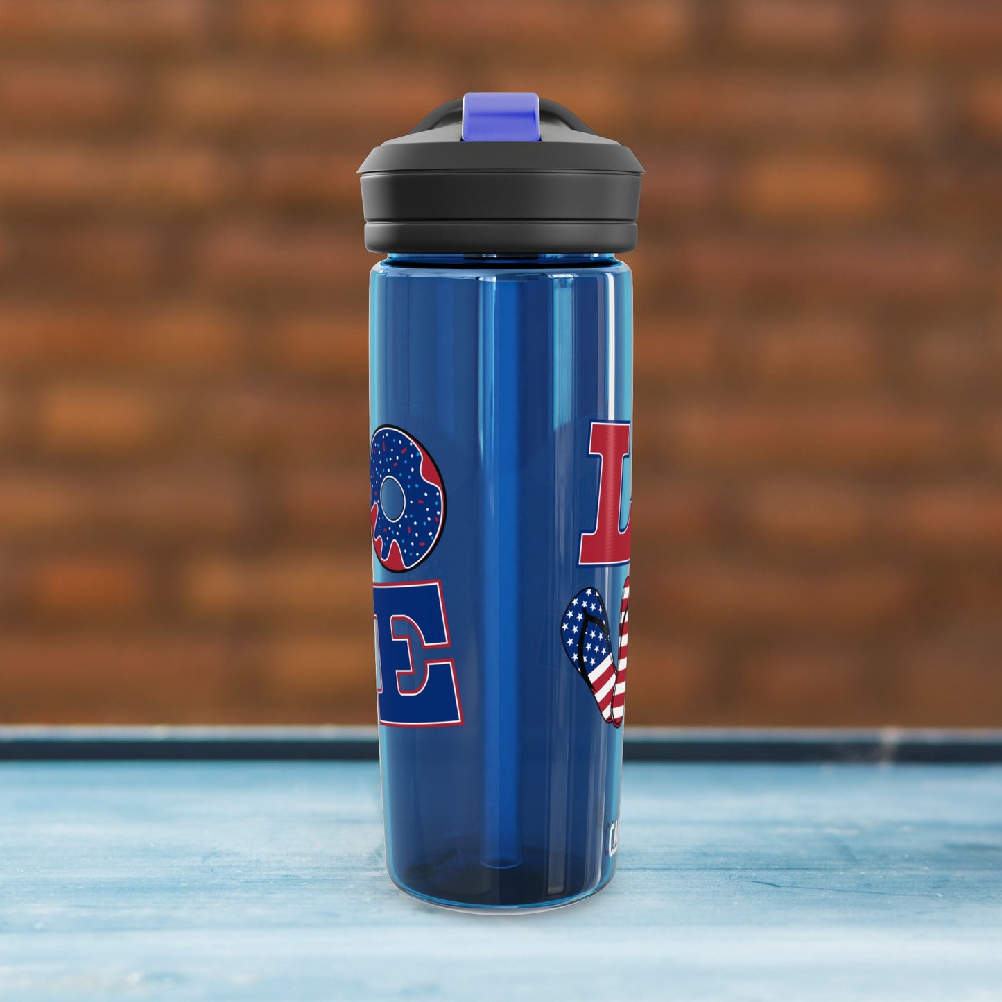 Patriotic Love Water Bottle - 20oz/25oz