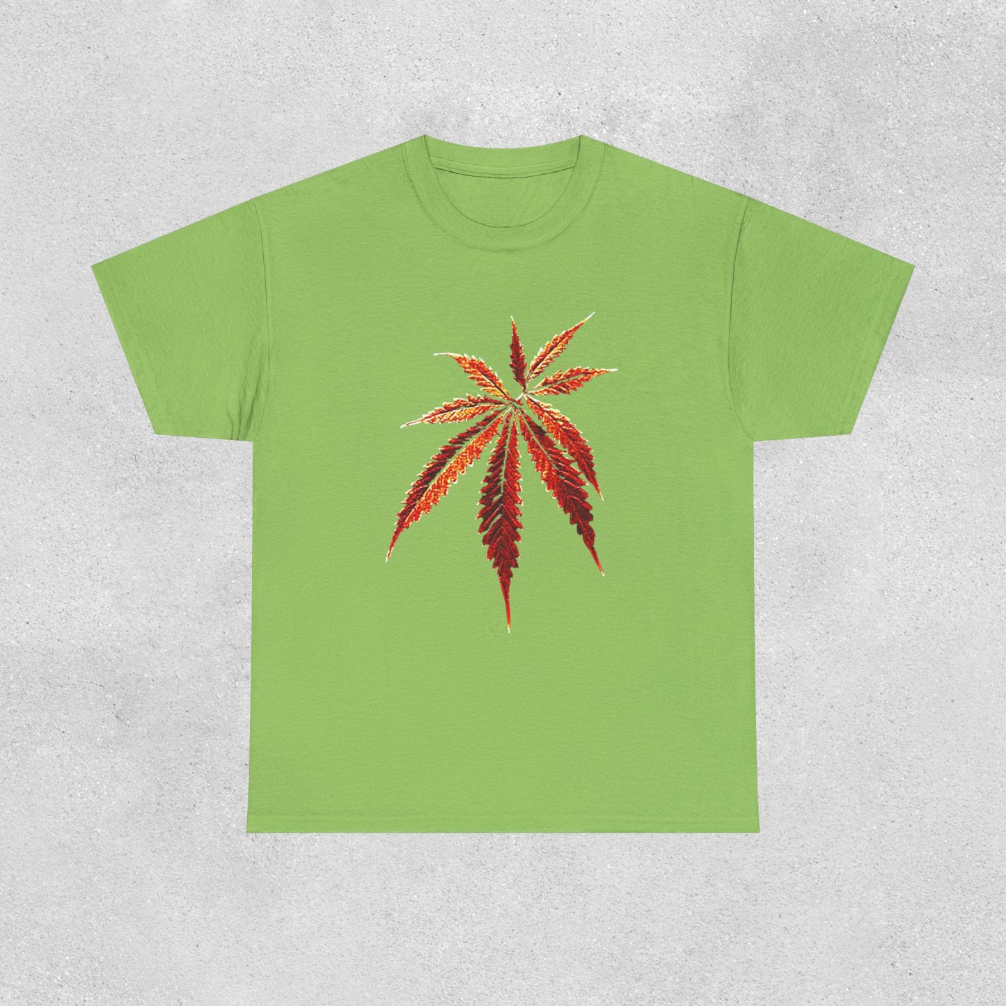 Relaxing-Leaf Heavy Cotton Tee