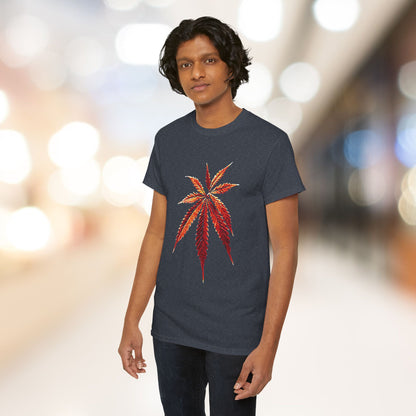 Relaxing-Leaf Heavy Cotton Tee