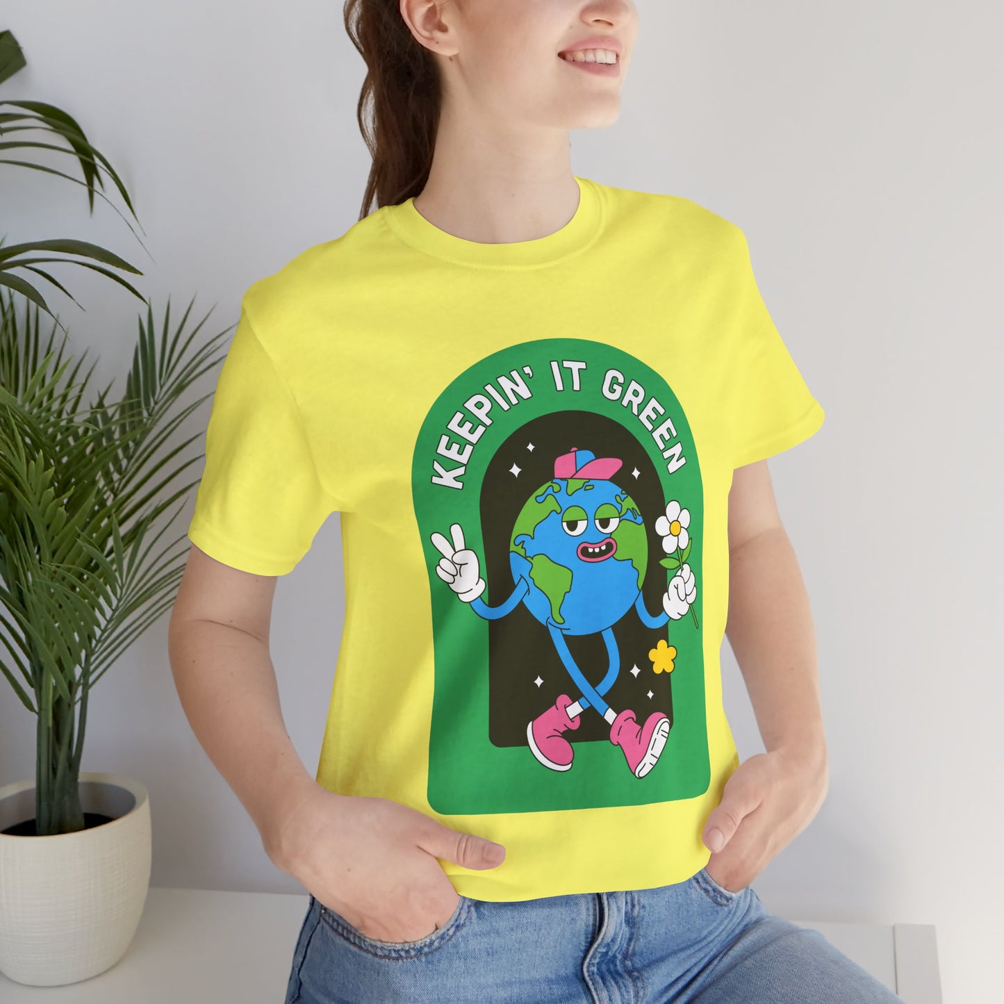 Keepin' It Green Unisex T-Shirt - Eco-Friendly Graphic Tee for Earth Lovers