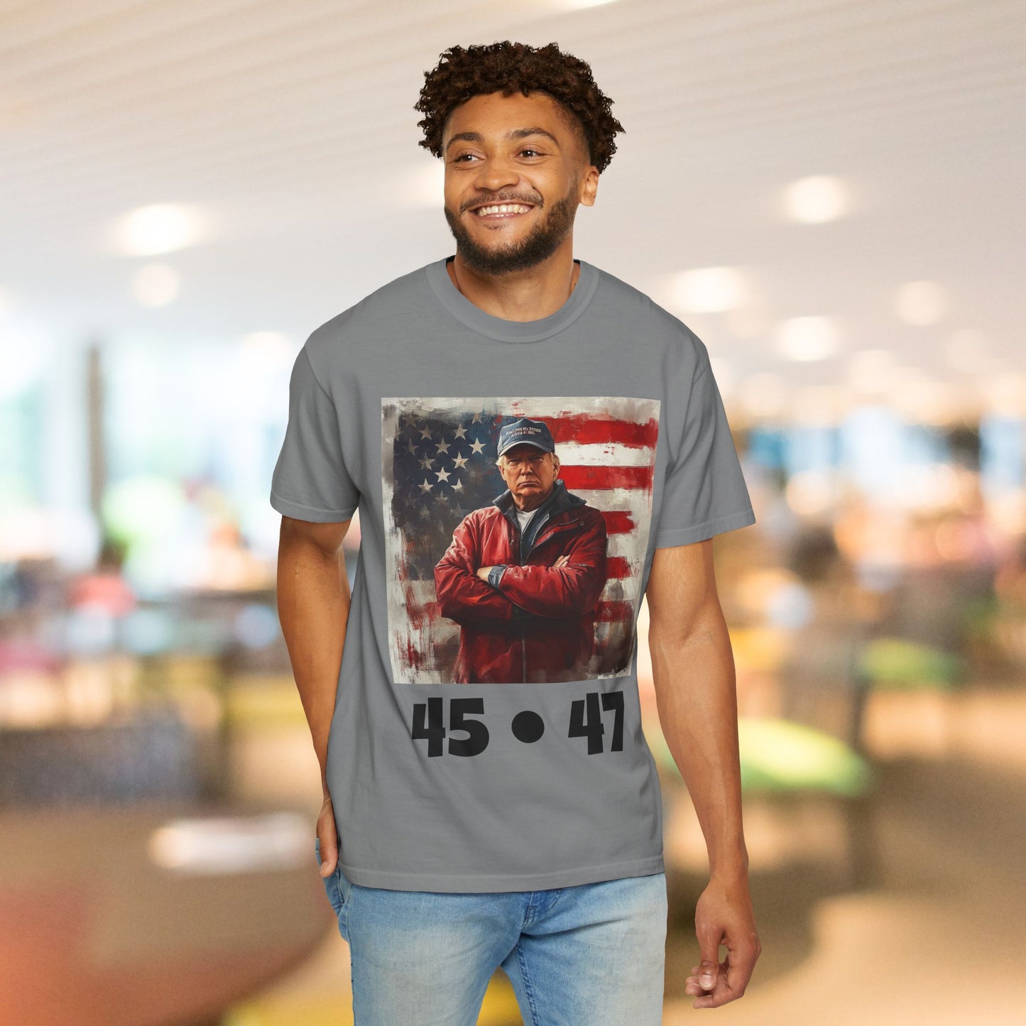 President Trump 45•47 Design T-Shirt