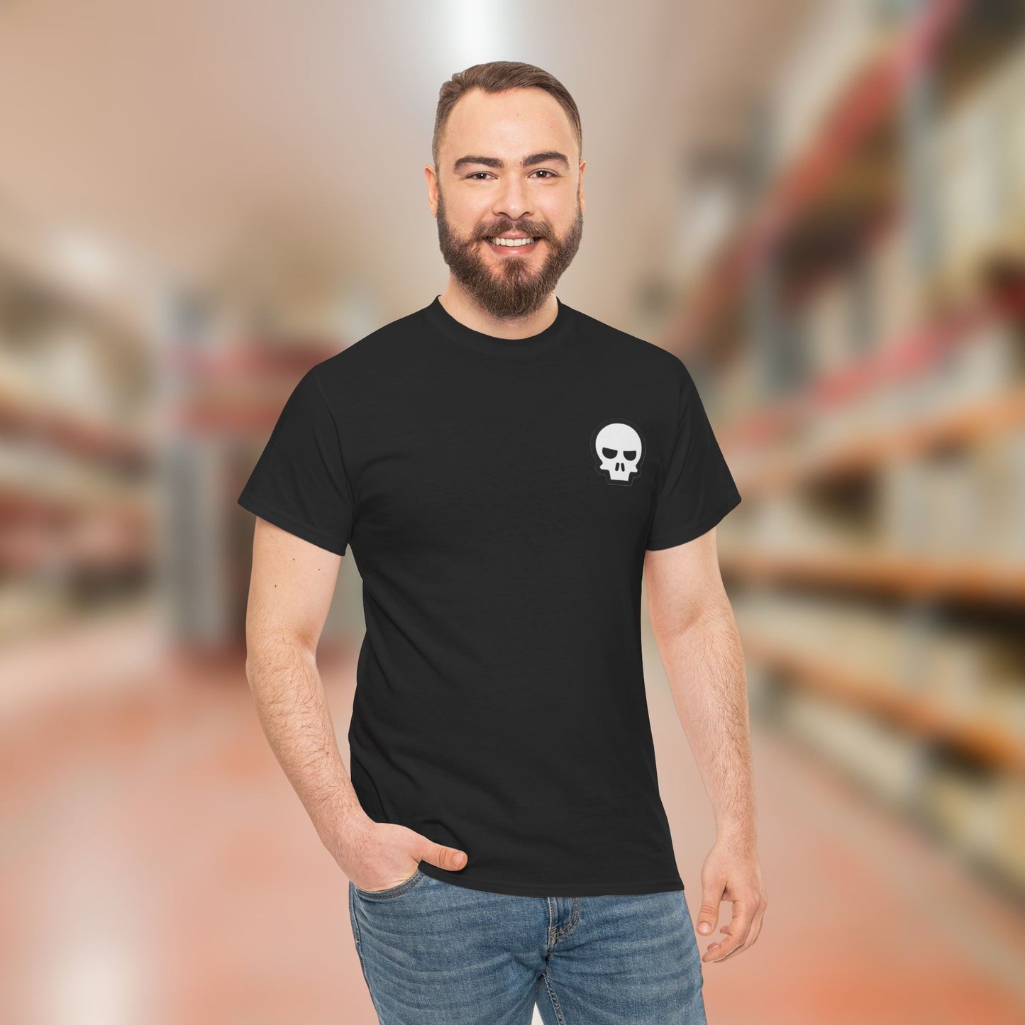 Skull Graphic Cotton Tee