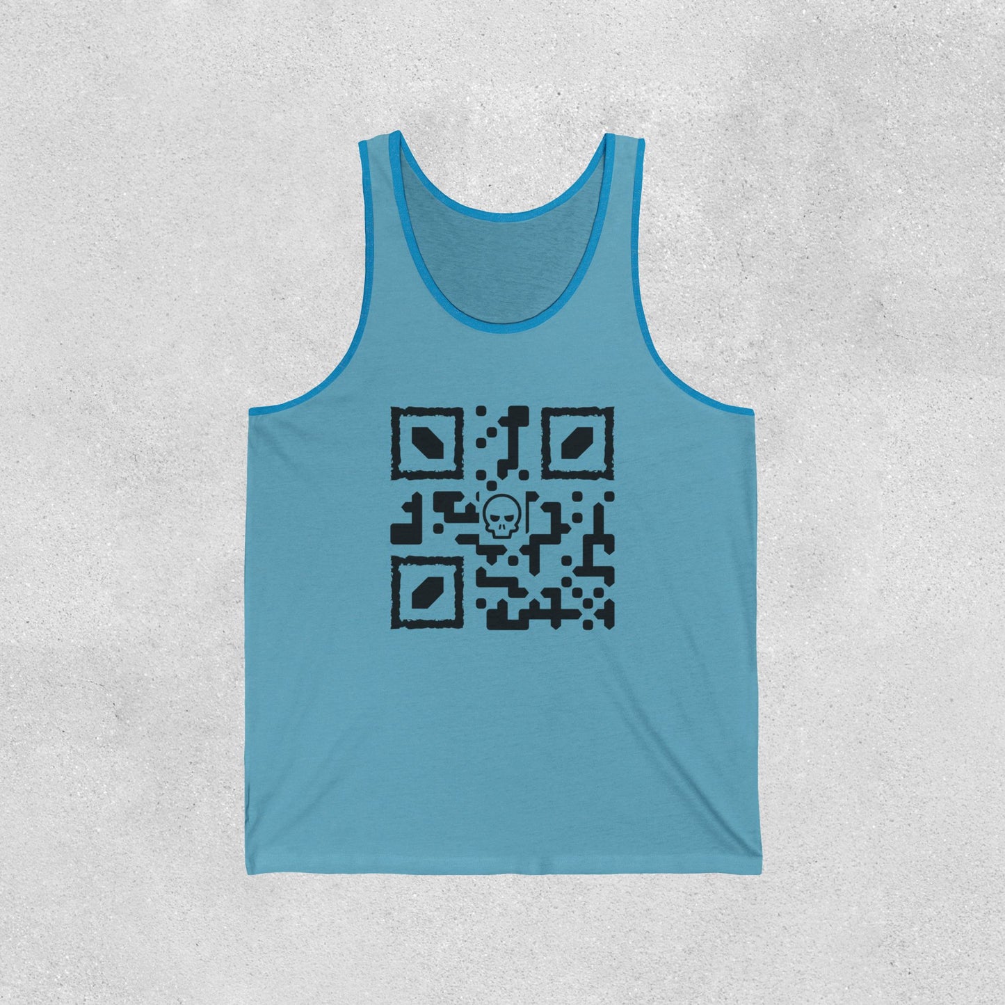Cool QR Code Jersey Tank Top - IYKYK