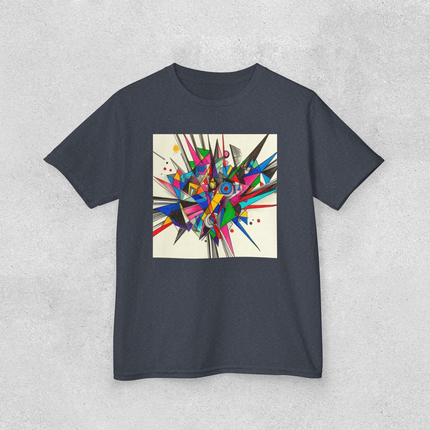 Colorful Geometric Kids Heavy Cotton™ Tee