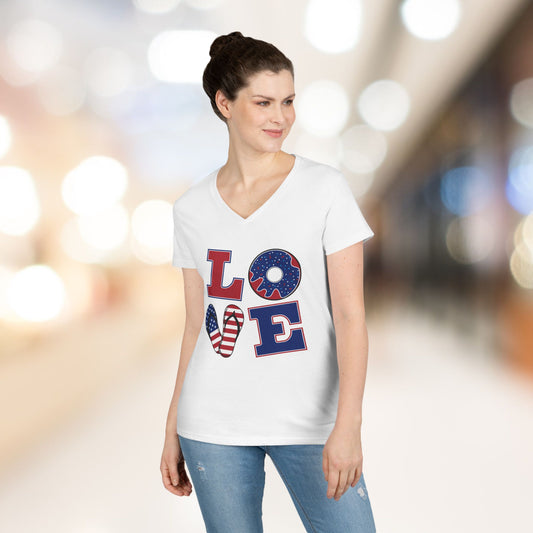 "Love" this V-Neck T-Shirt