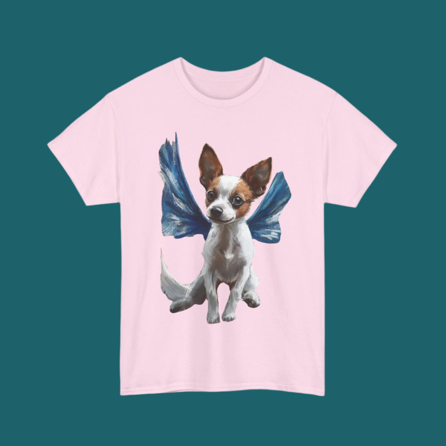 Winged Dog Graphic Heavy Cotton Tee