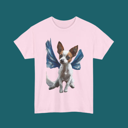 Winged Dog Graphic Heavy Cotton Tee