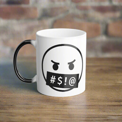 Color Morphing Foul Mouth Emoji Mug