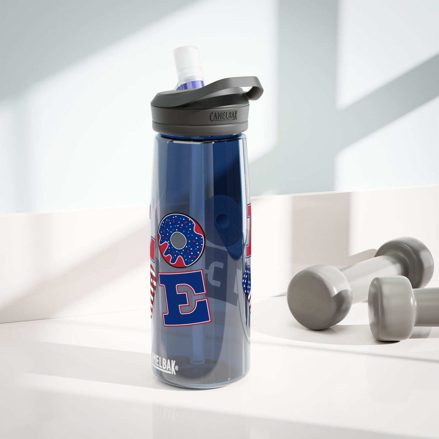 Patriotic Love Water Bottle - 20oz/25oz