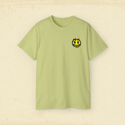 Irritated Smiley Face Cotton Tee