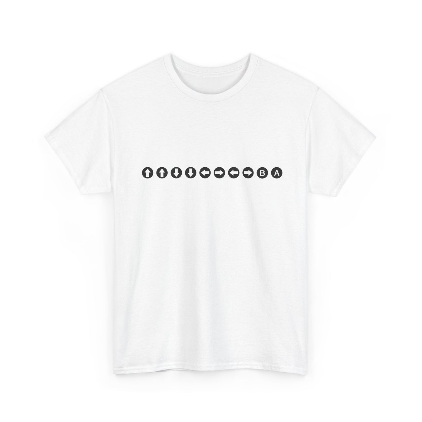 Minimalist Unisex Heavy Cotton Tee with Stylish Icons