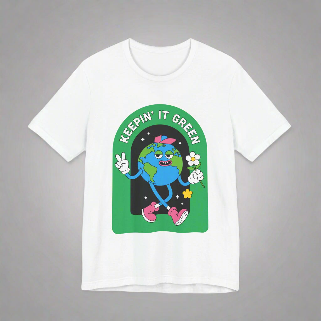Keepin' It Green Unisex T-Shirt - Eco-Friendly Graphic Tee for Earth Lovers