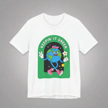 Keepin' It Green Unisex T-Shirt - Eco-Friendly Graphic Tee for Earth Lovers