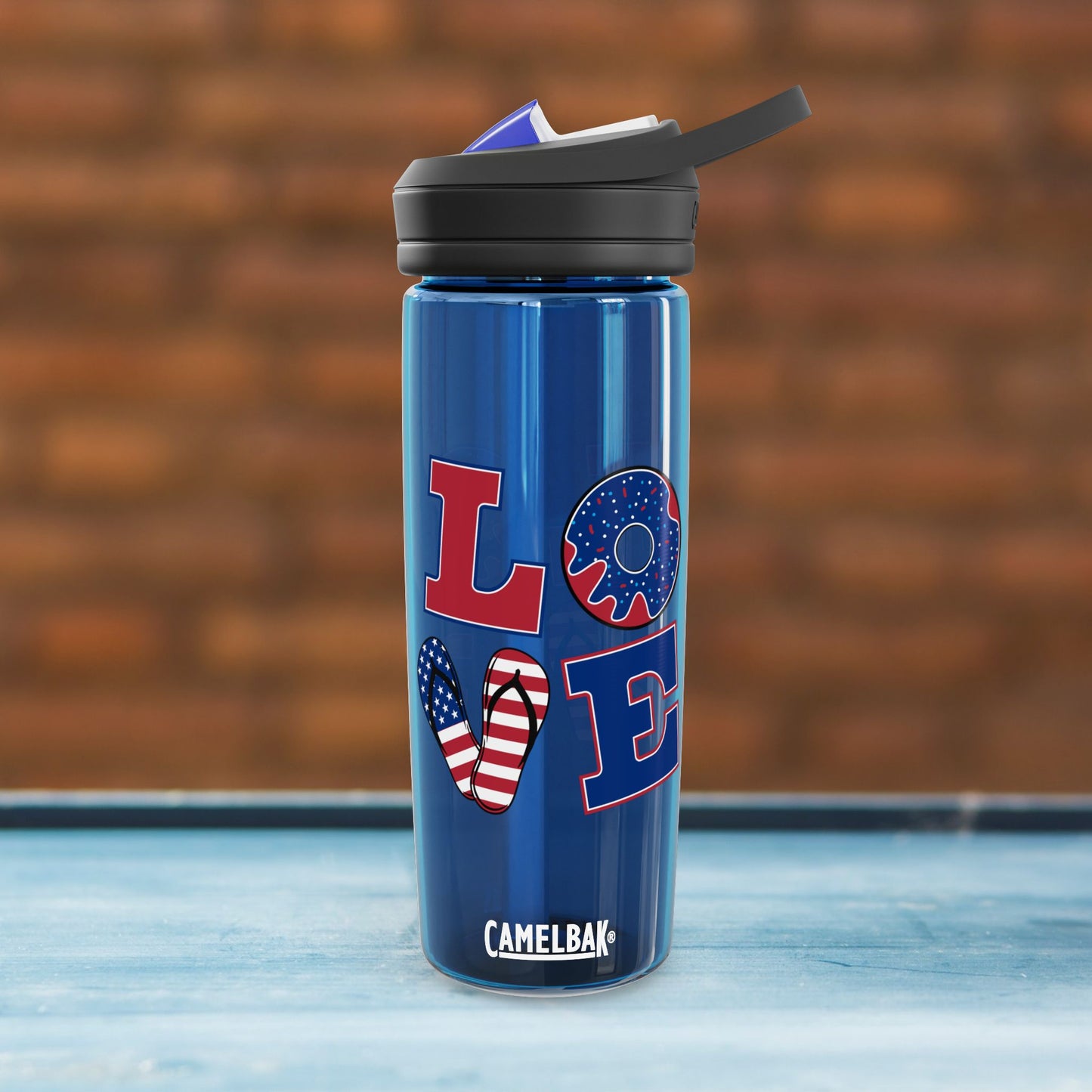 Patriotic Love Water Bottle - 20oz/25oz