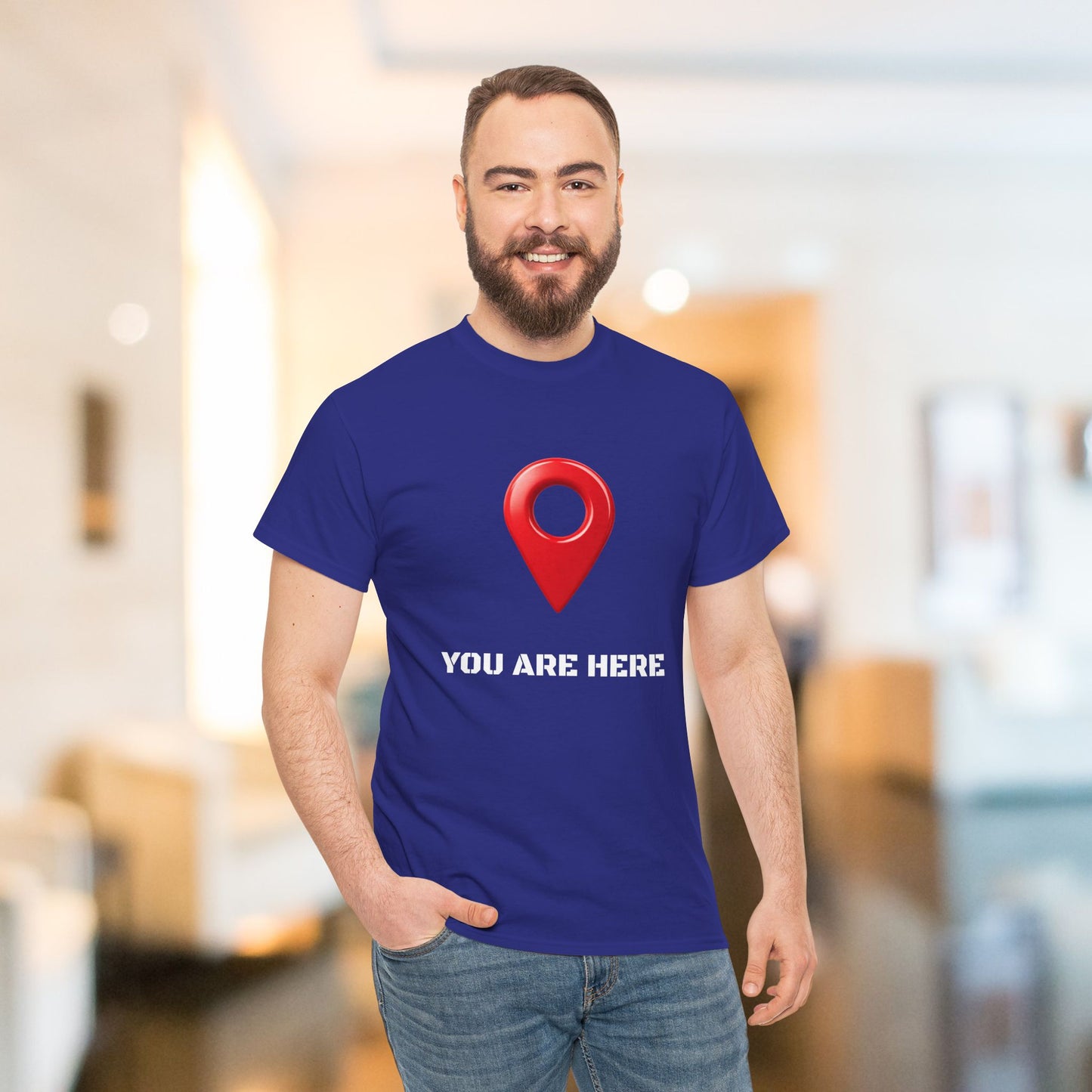 You Are Here Cotton Tee