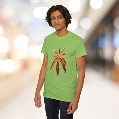 Relaxing-Leaf Heavy Cotton Tee