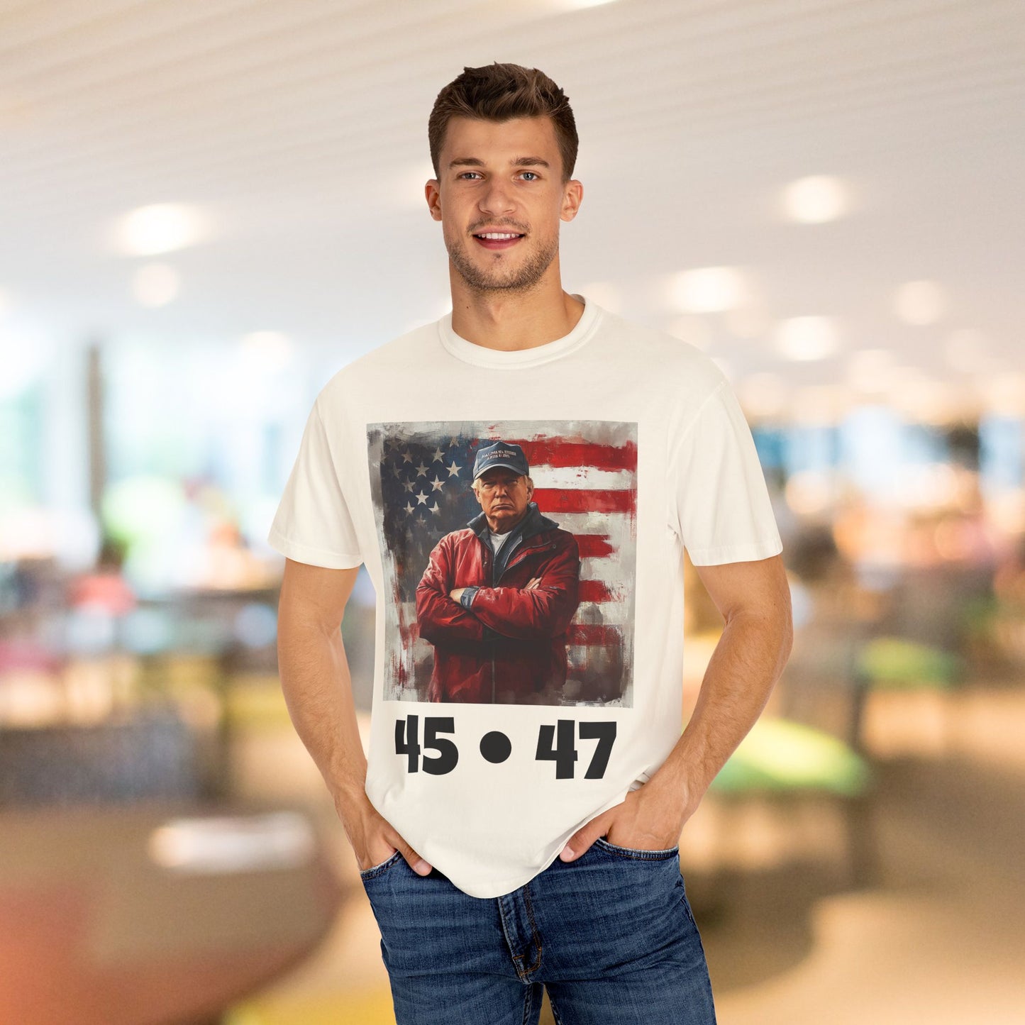 President Trump 45•47 Design T-Shirt