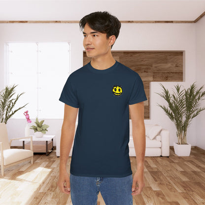 Irritated Smiley Face Cotton Tee