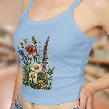 Wildflower Bouquet Strap Tank Top