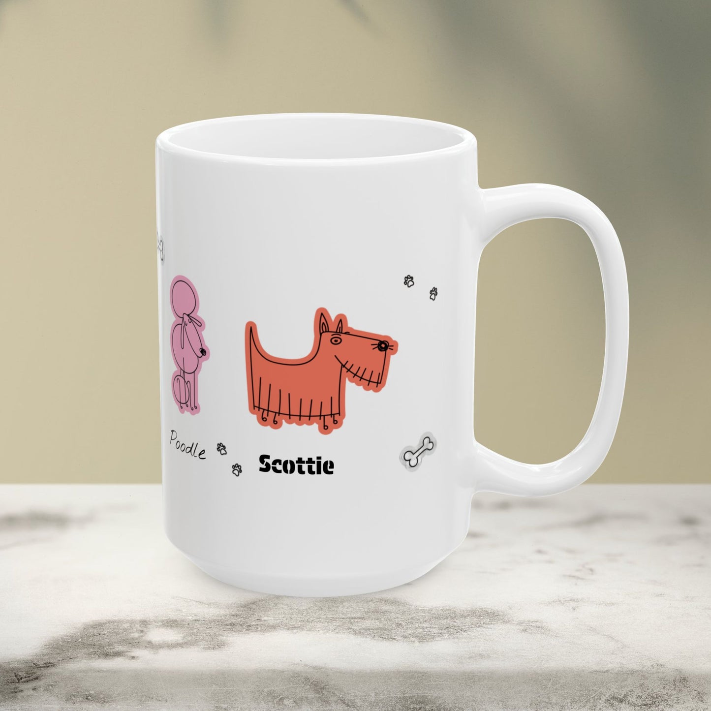 Pup Cup Ceramic Mug - 11oz & 15oz