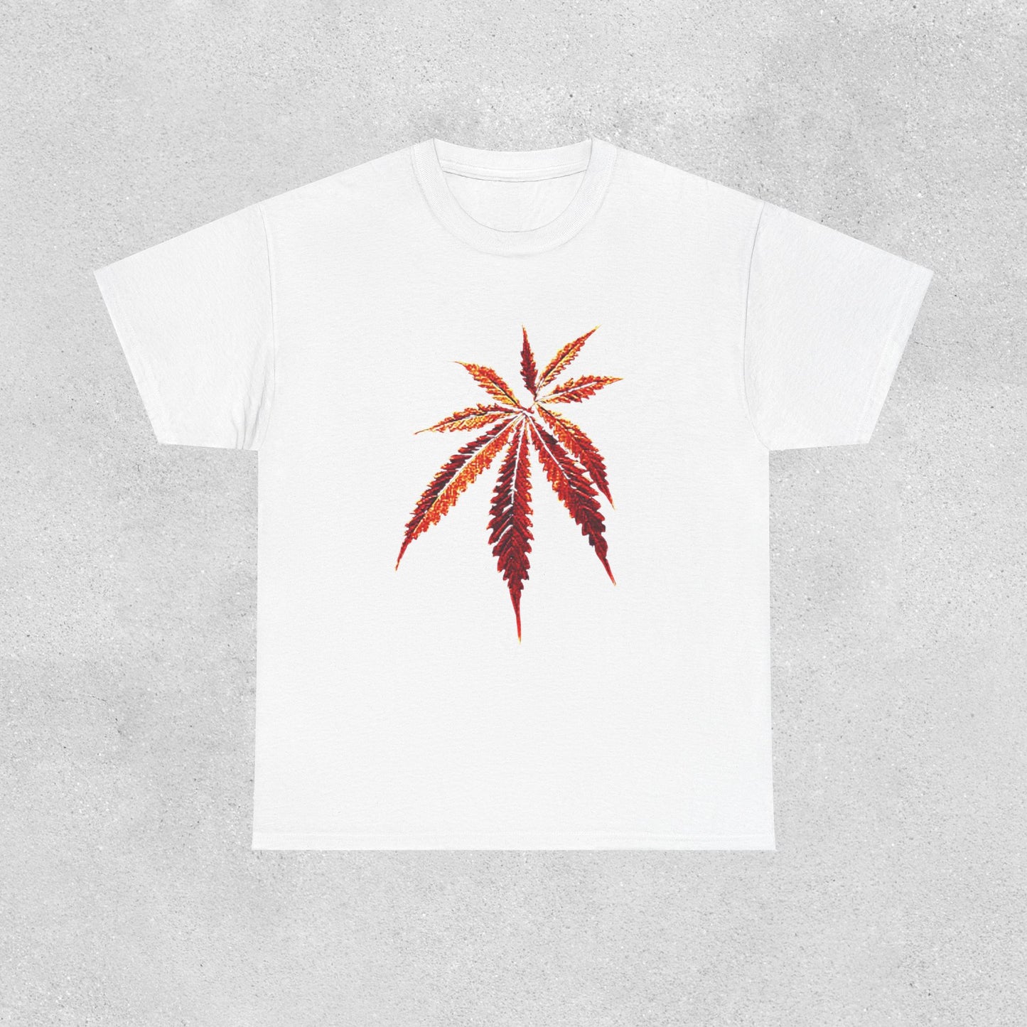 Relaxing-Leaf Heavy Cotton Tee