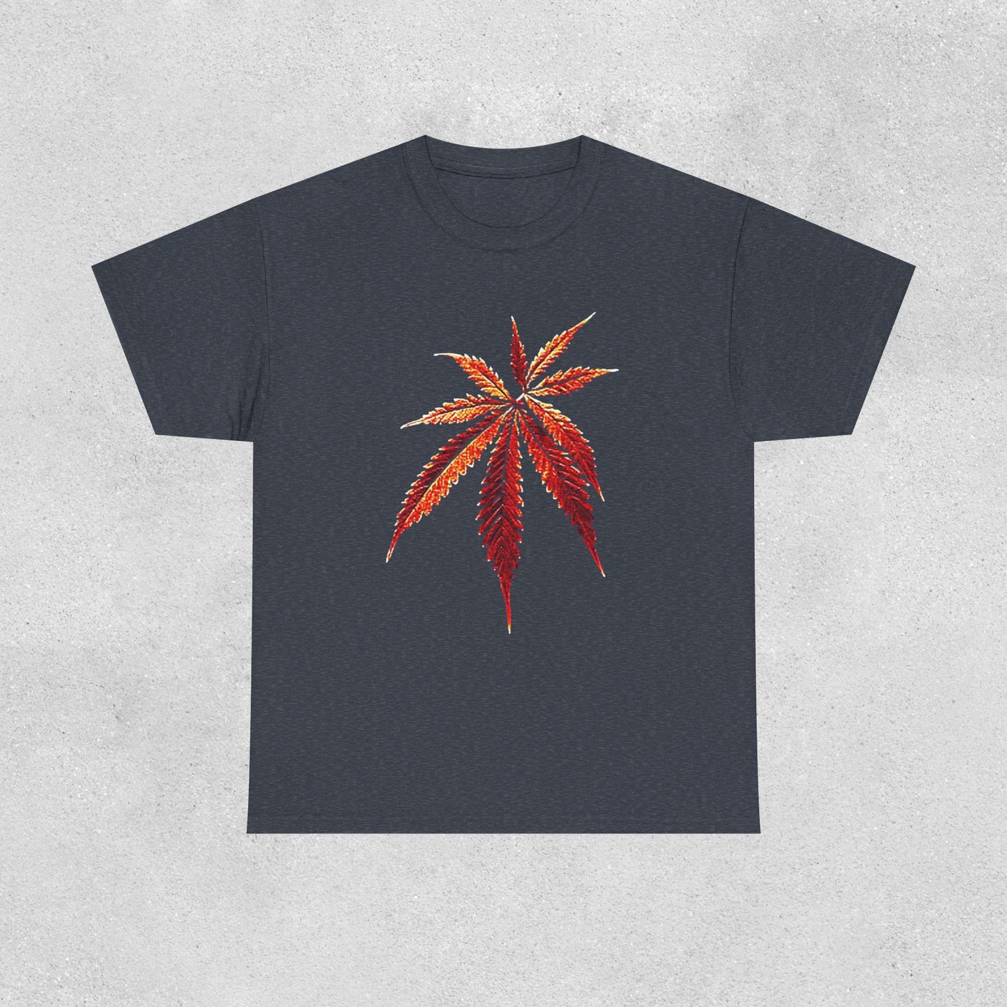 Relaxing-Leaf Heavy Cotton Tee