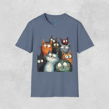 Staring at You Cat Graphic T-Shirt