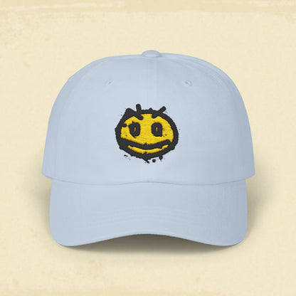 Irritated Smiley Classic Cap