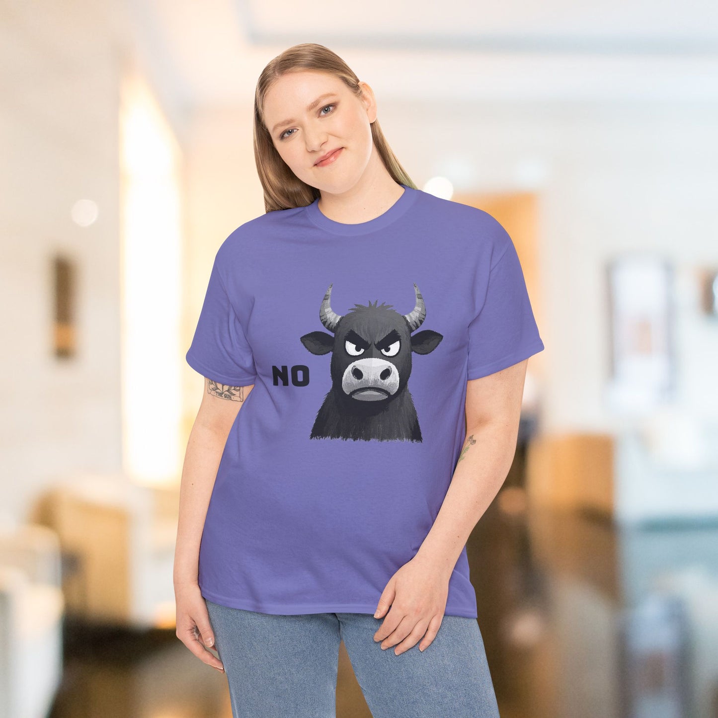 'NO' Bull Graphic Shirt