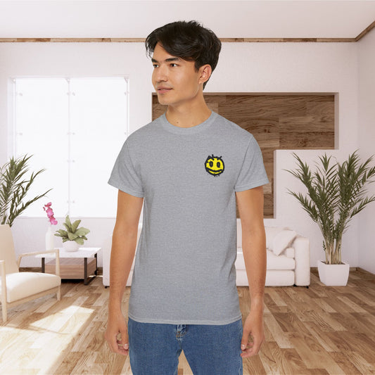 Irritated Smiley Face Cotton Tee