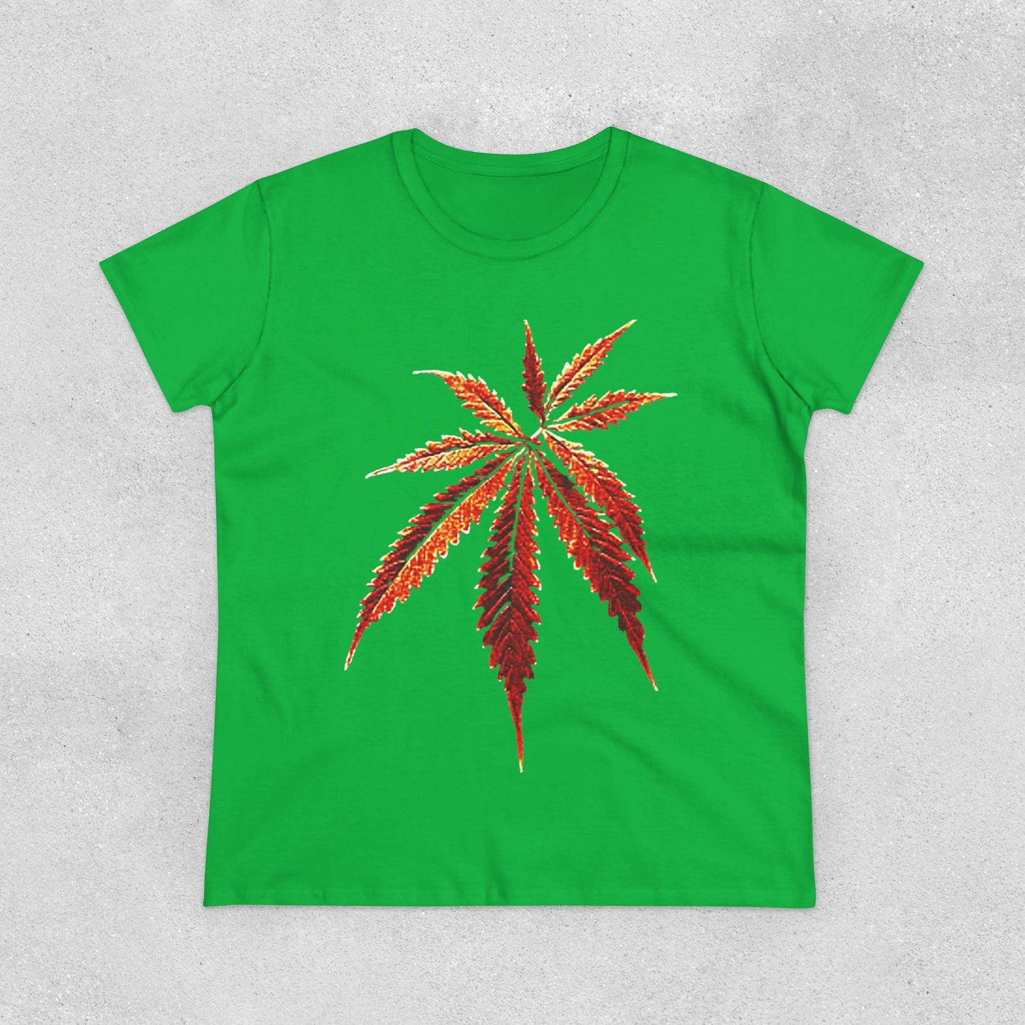Relaxing Leaf Heavy Cotton Tee
