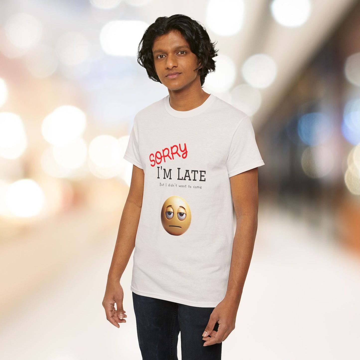 'Sorry I'm Late' Casual Tee