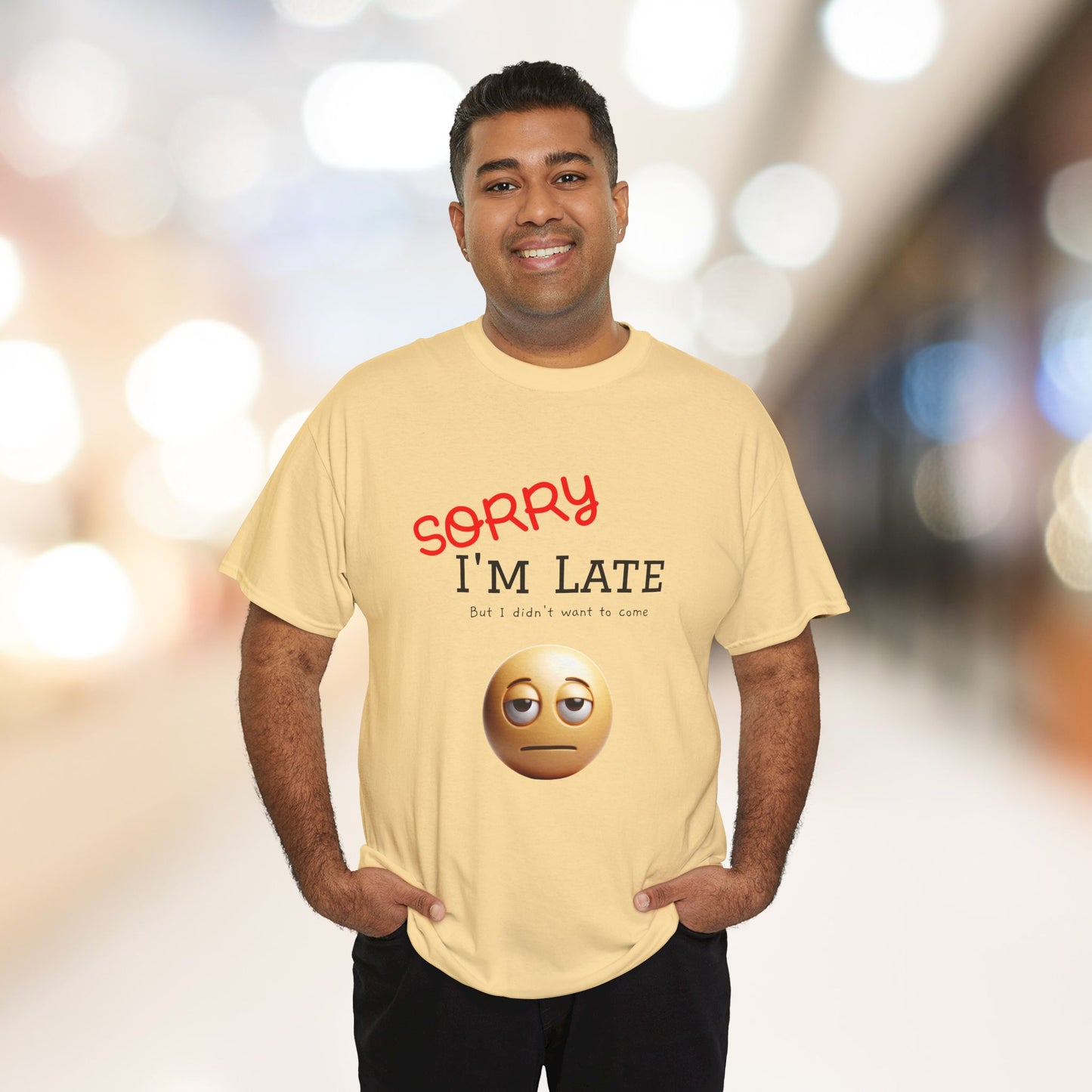 'Sorry I'm Late' Casual Tee