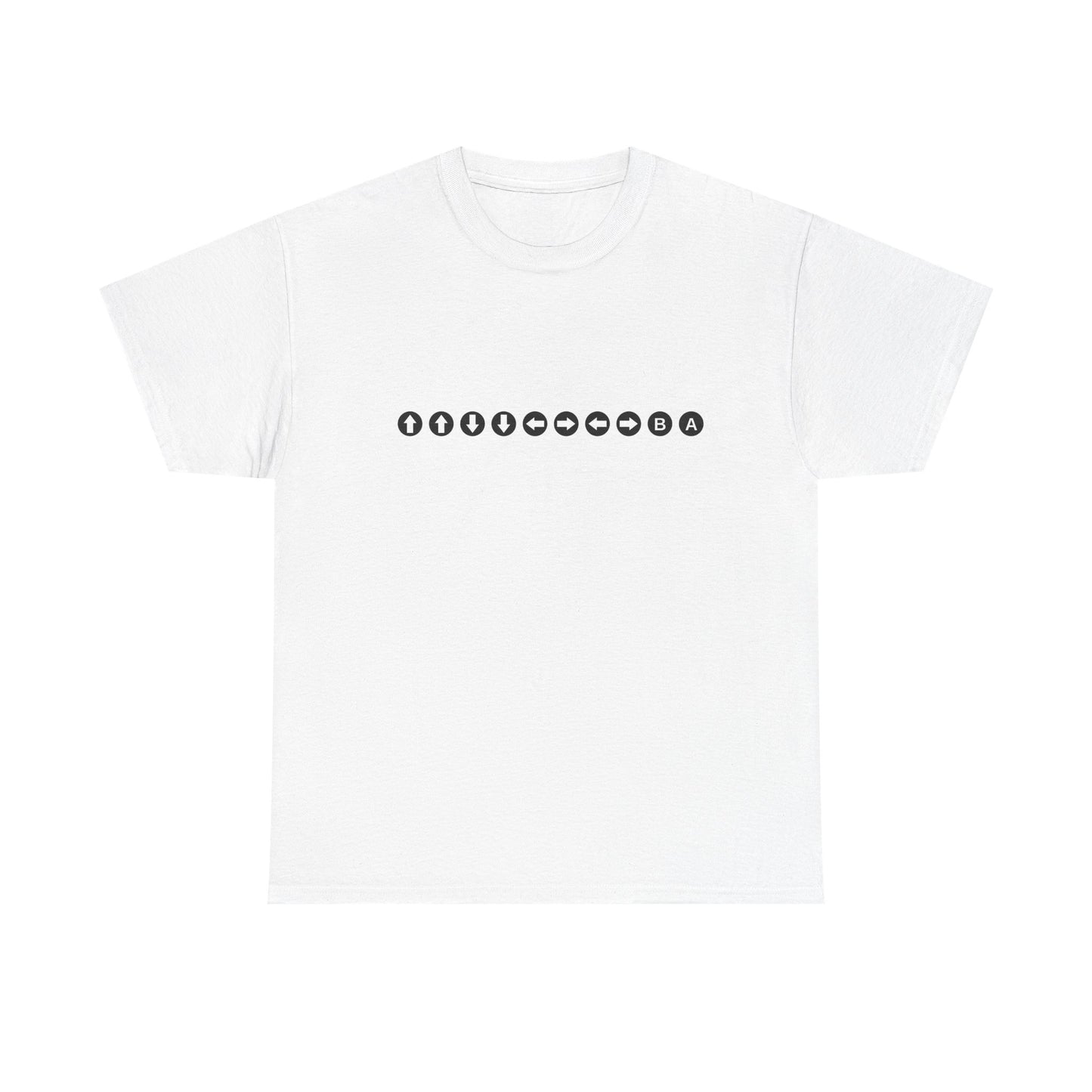 Minimalist Unisex Heavy Cotton Tee with Stylish Icons